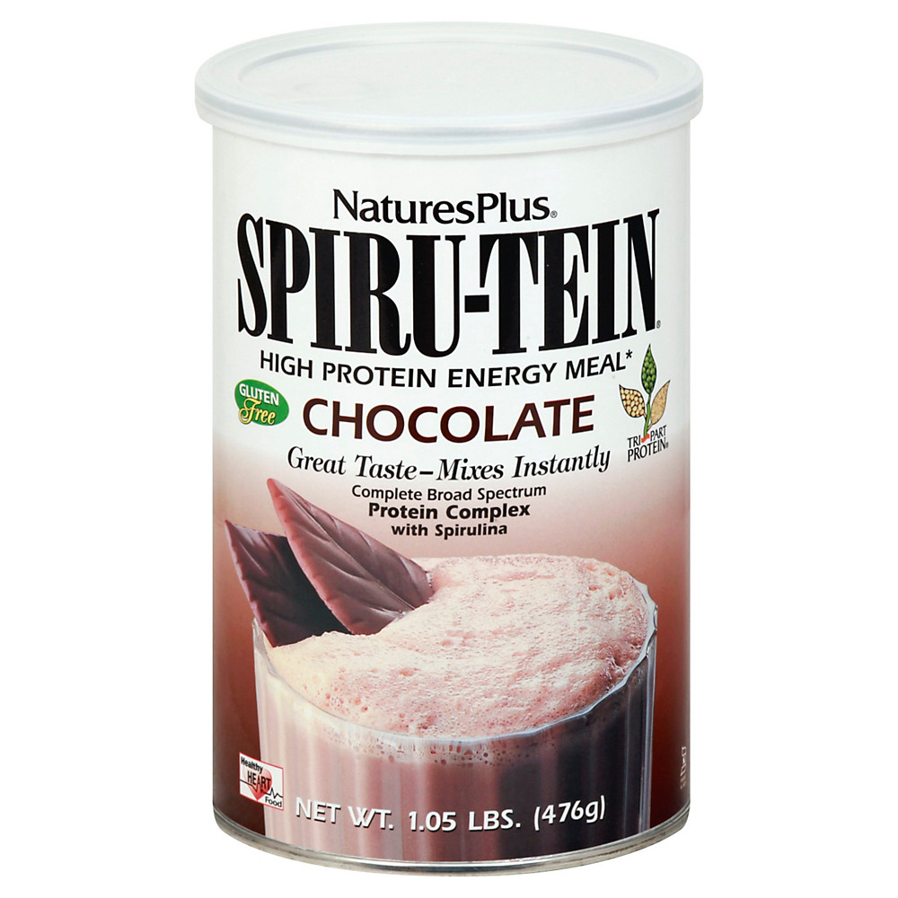 Calories in NaturesPlus Spiru-Tein High Protein Chocolate Energy Meal, 1.05 lb