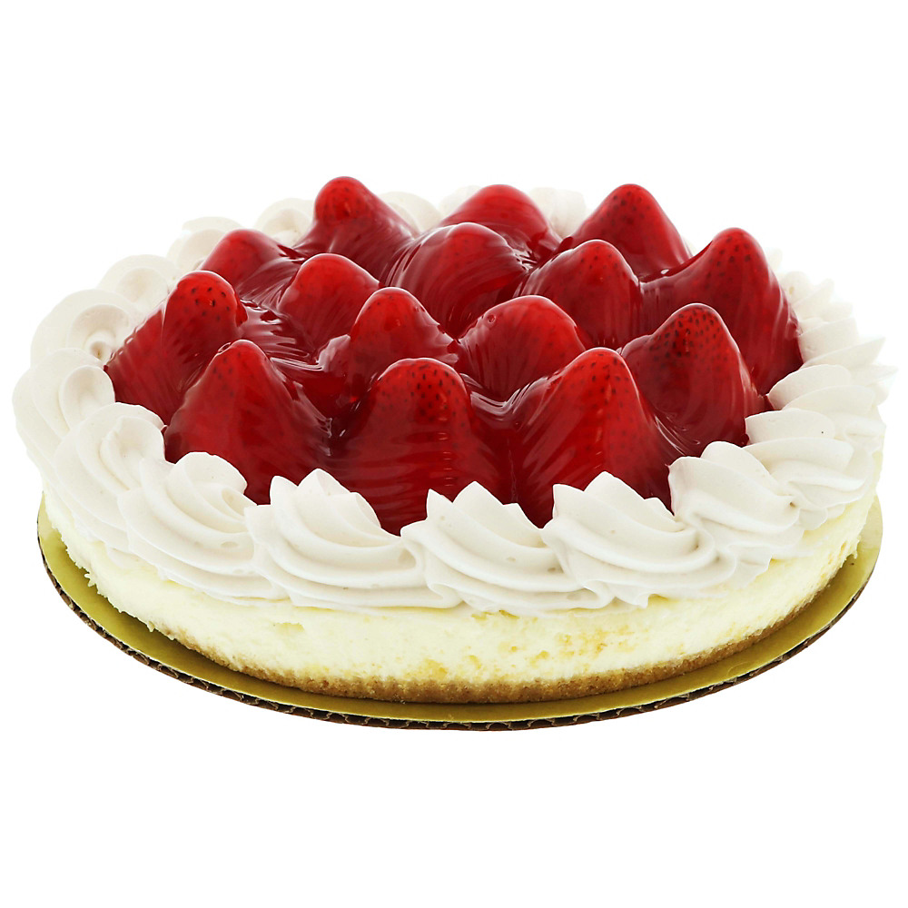 Calories in H-E-B Fresh Strawberry Cheesecake, 8 in