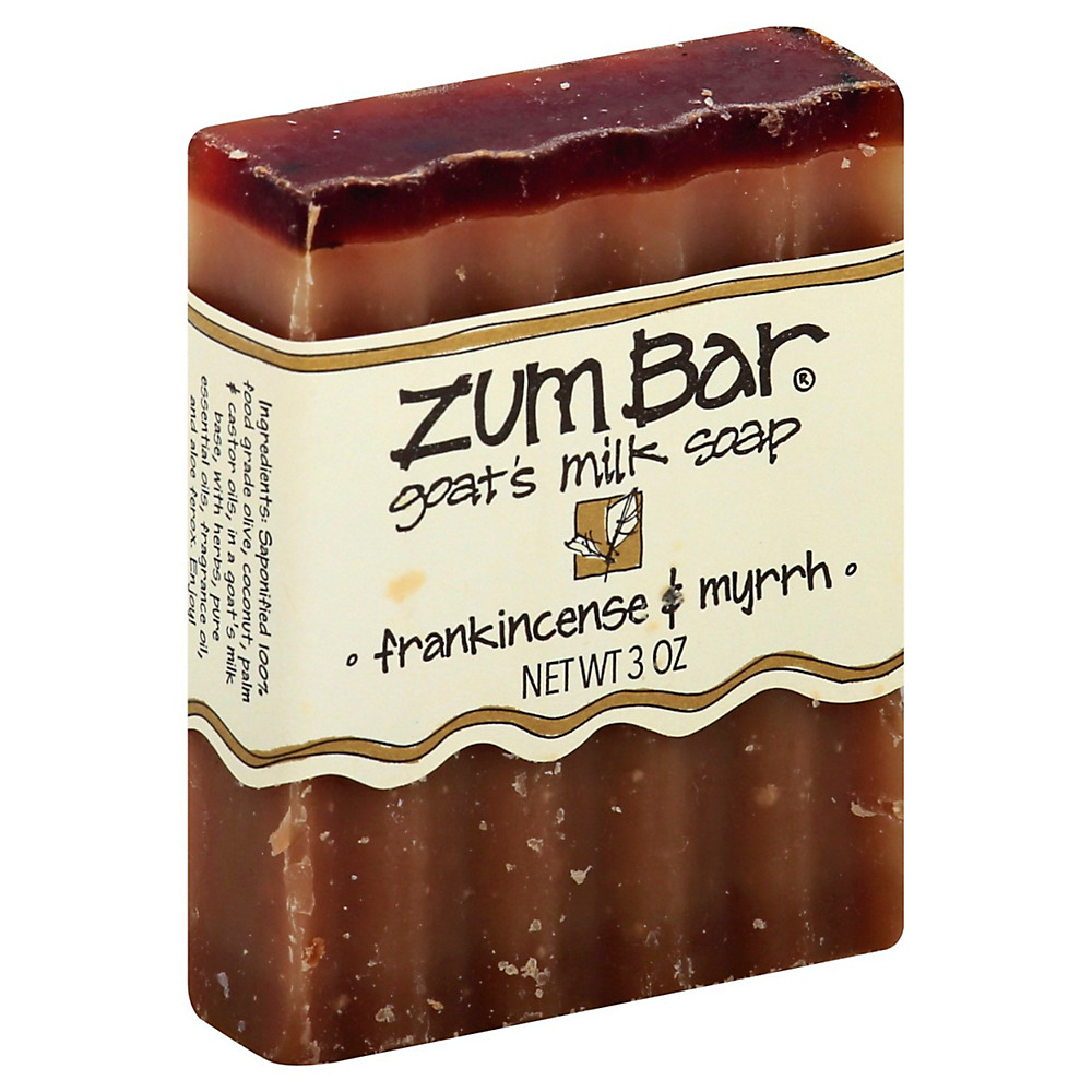 Calories in Indigo Wild Frankincense & Myrrh Zum Bar Goat's Milk Soap, 3 oz