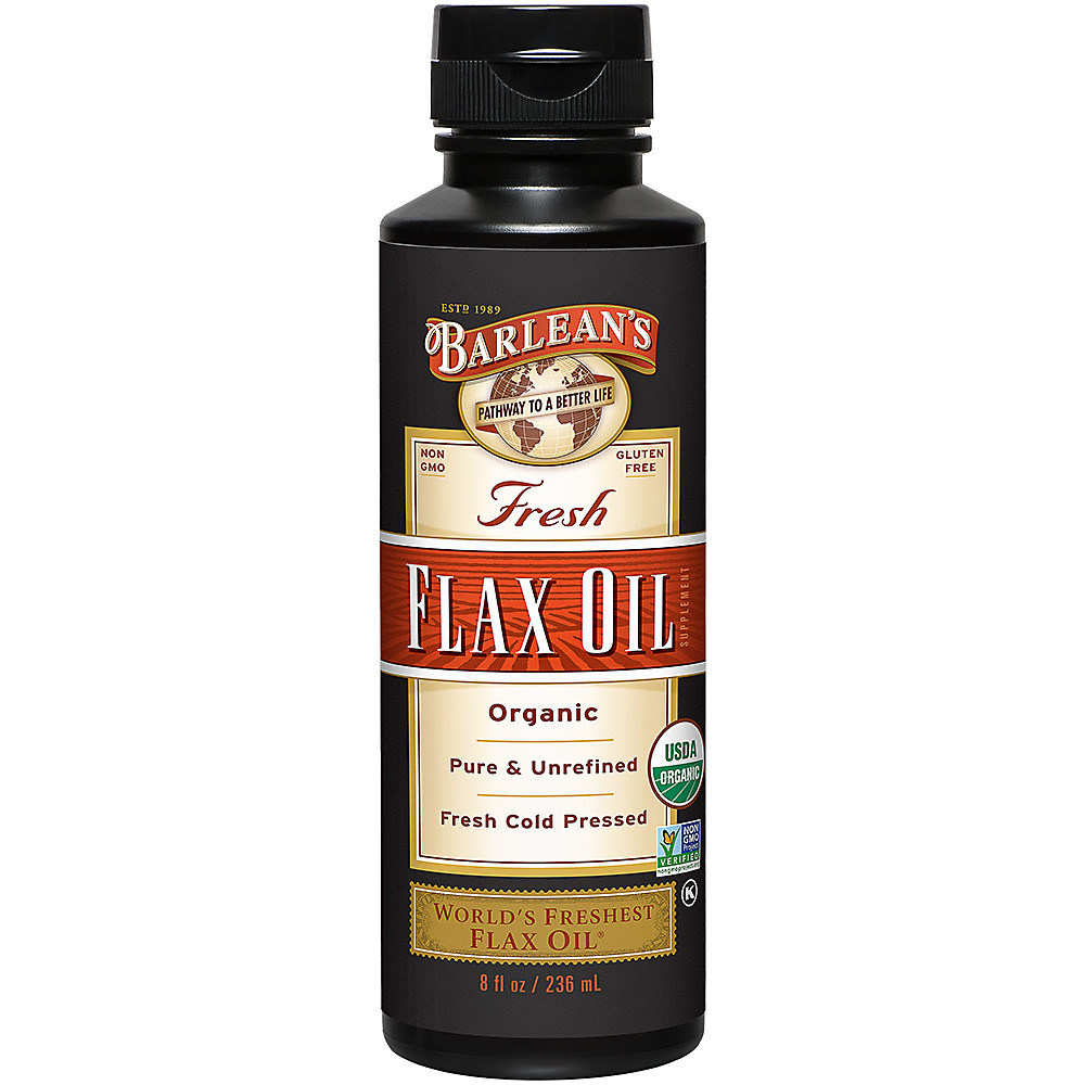 Calories in Barlean's Organic Flax Oil, 8 oz
