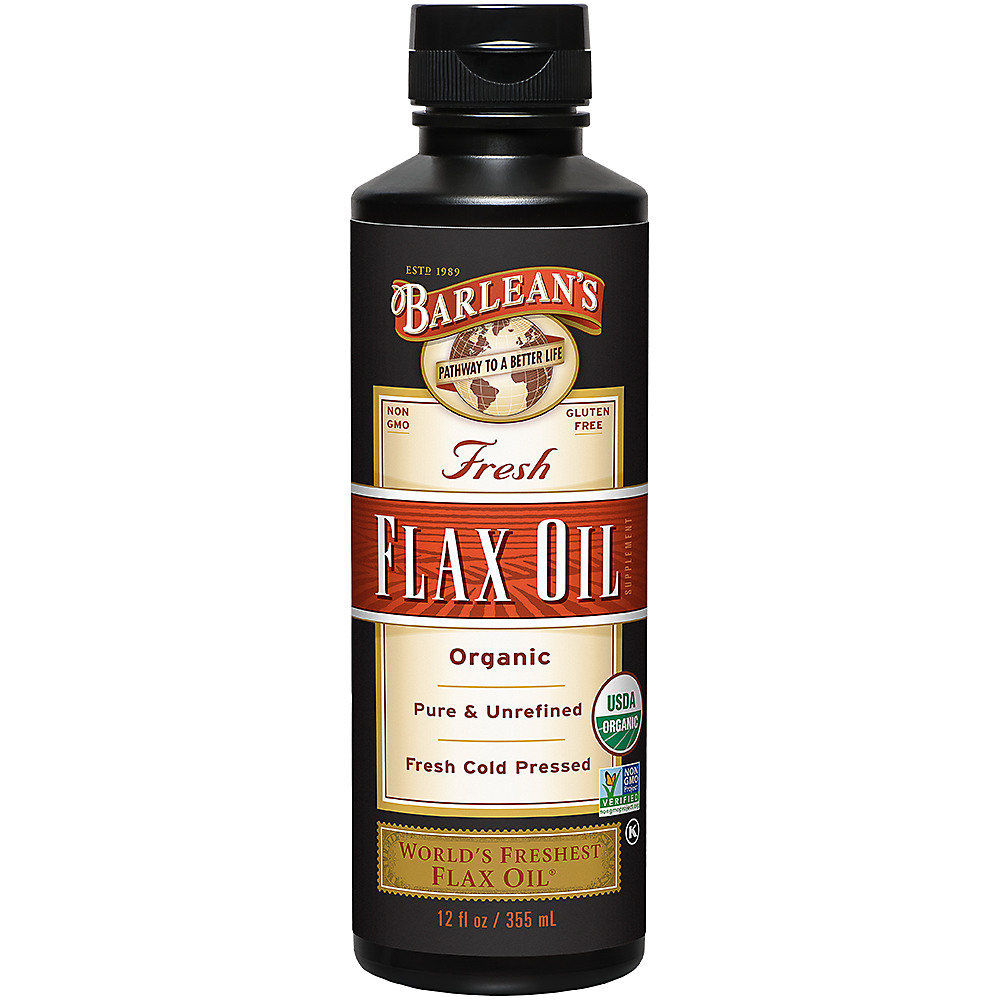 Calories in Barlean's Organic Flax Oil, 12 oz