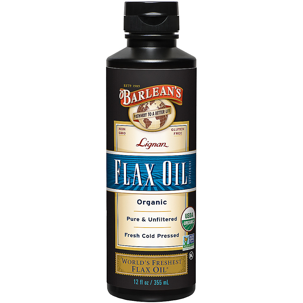 Calories in Barlean's Organic Lignan Flax Oil, 12 oz