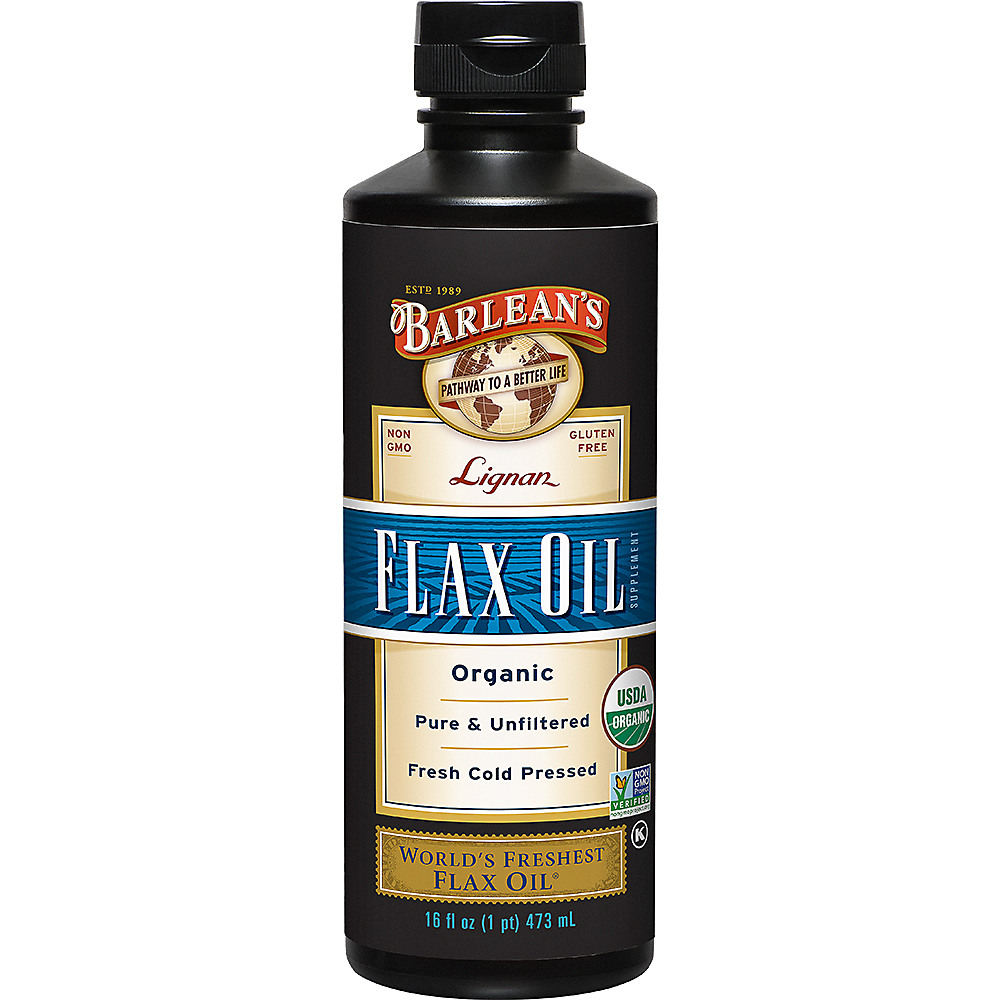 Calories in Barlean's Organic Lignan Flax Oil, 16 oz