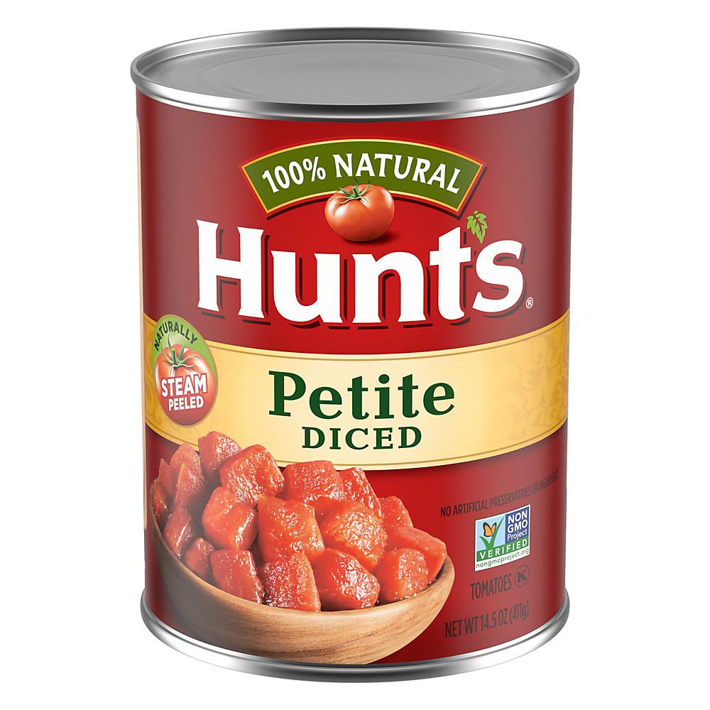 Calories in Hunt's Petite Diced Tomatoes, 14.5 oz