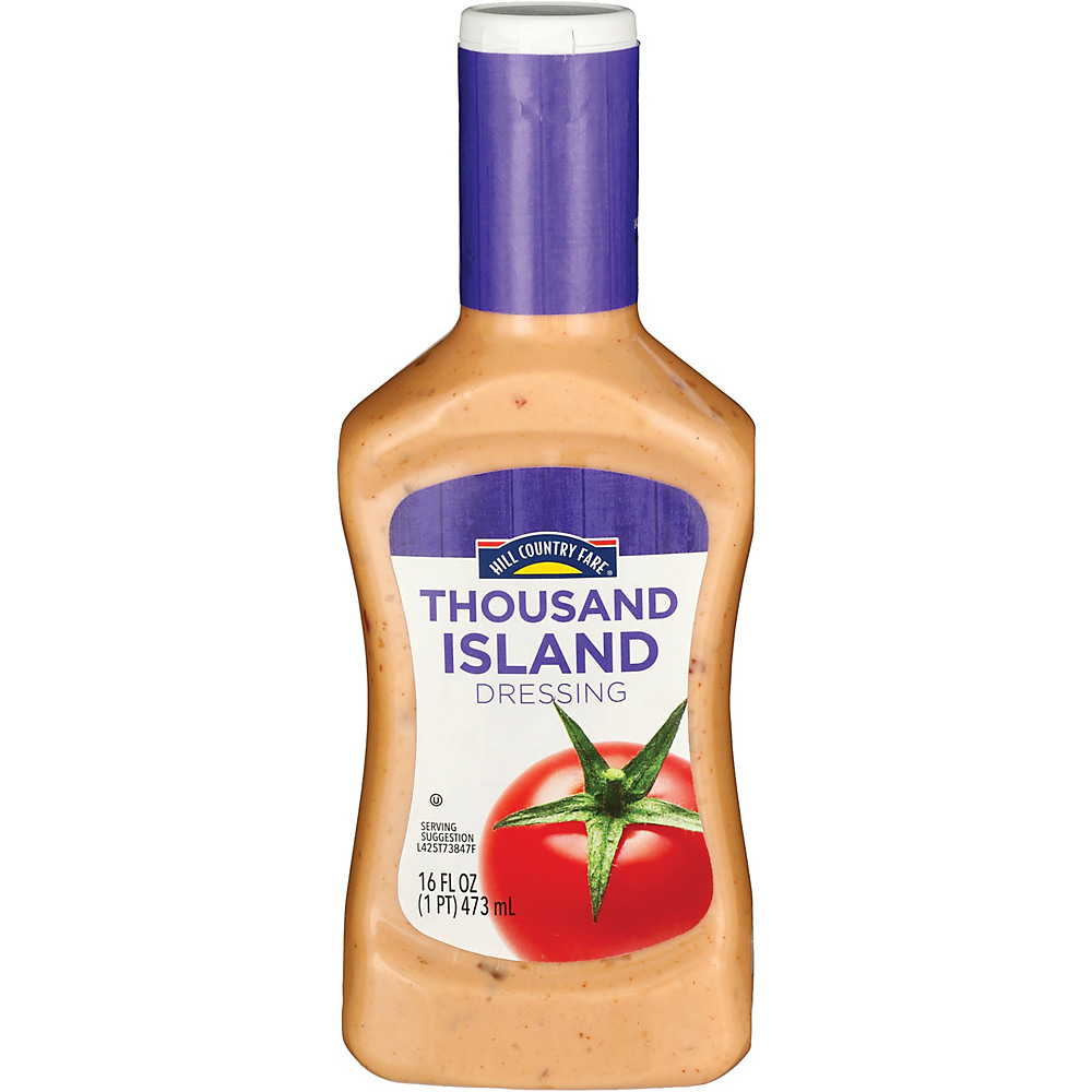 Calories in Hill Country Fare Thousand Island Dressing, 16 oz