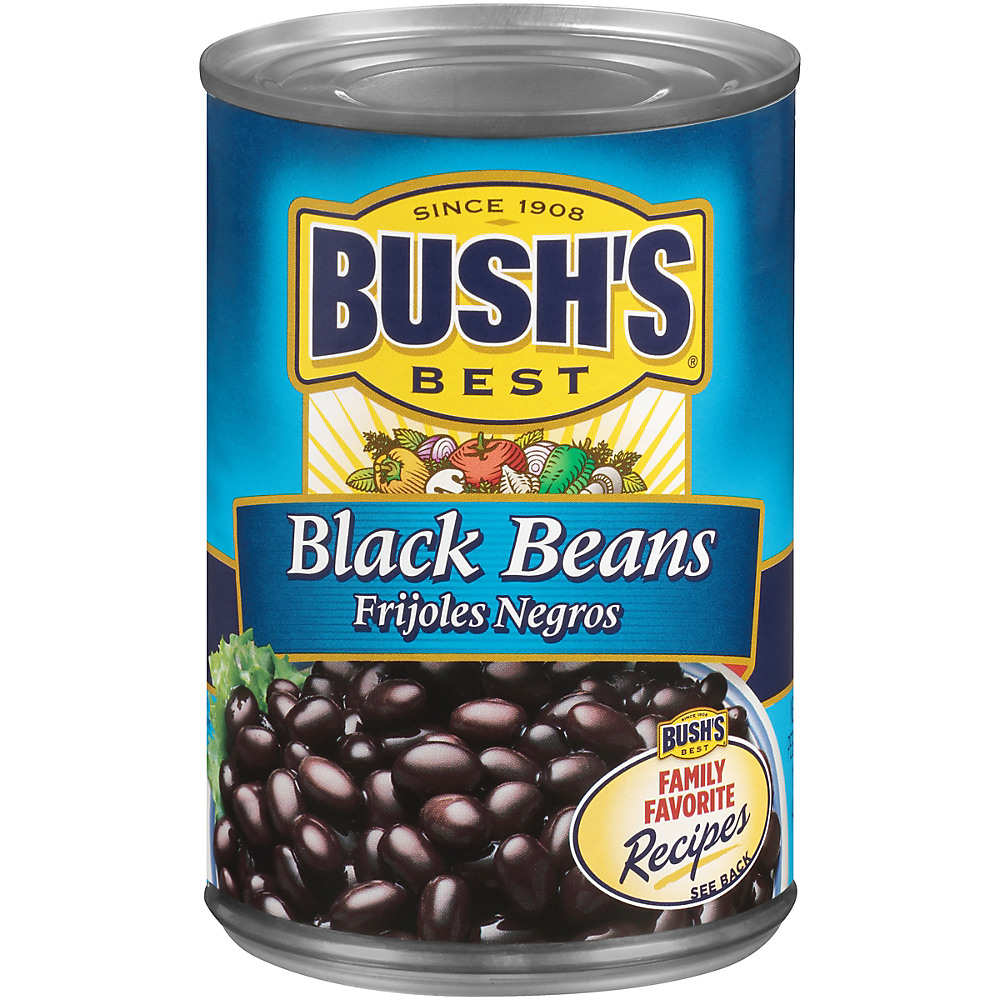 Calories in Bush's Best Black Beans, 15 oz