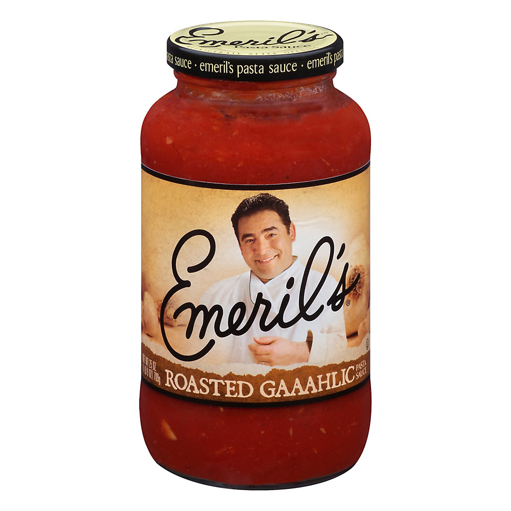 Calories in Emeril's Roasted Gaaahlic Pasta Sauce, 25 oz