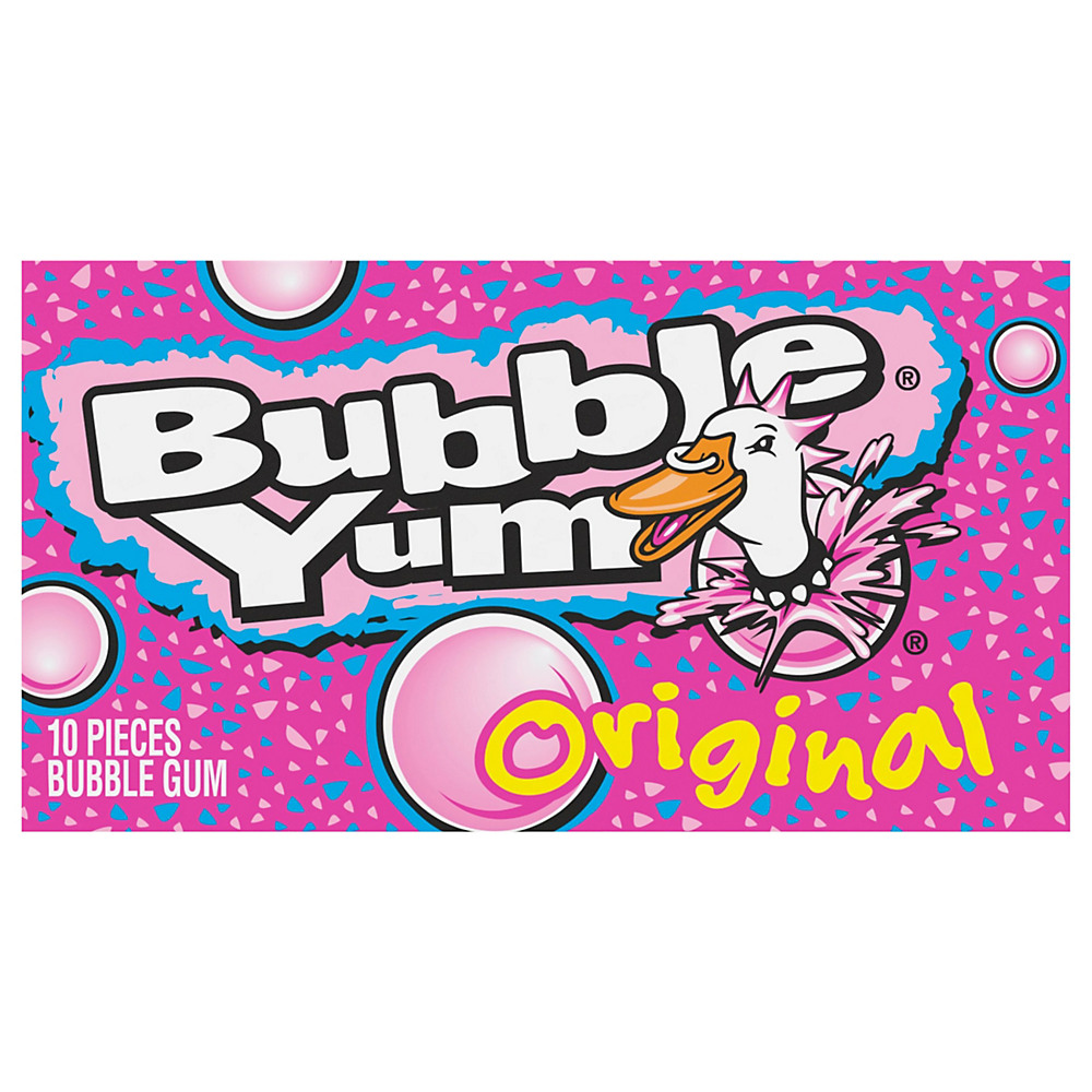 Calories in Bubble Yum Original Flavor Bubble Gum, 10 ct