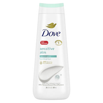 Dove Sensitive Skin Body Wash, 20 oz