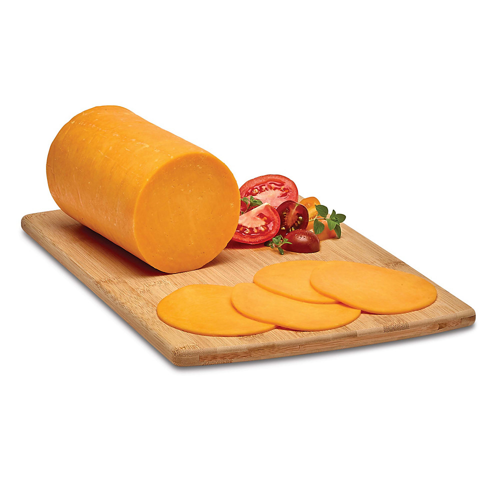 Calories in H-E-B Colby Cheese, Sliced, lb