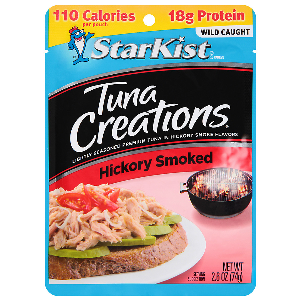 Calories in StarKist Tuna Creations Hickory Smoked Tuna Pouch, 2.6 oz