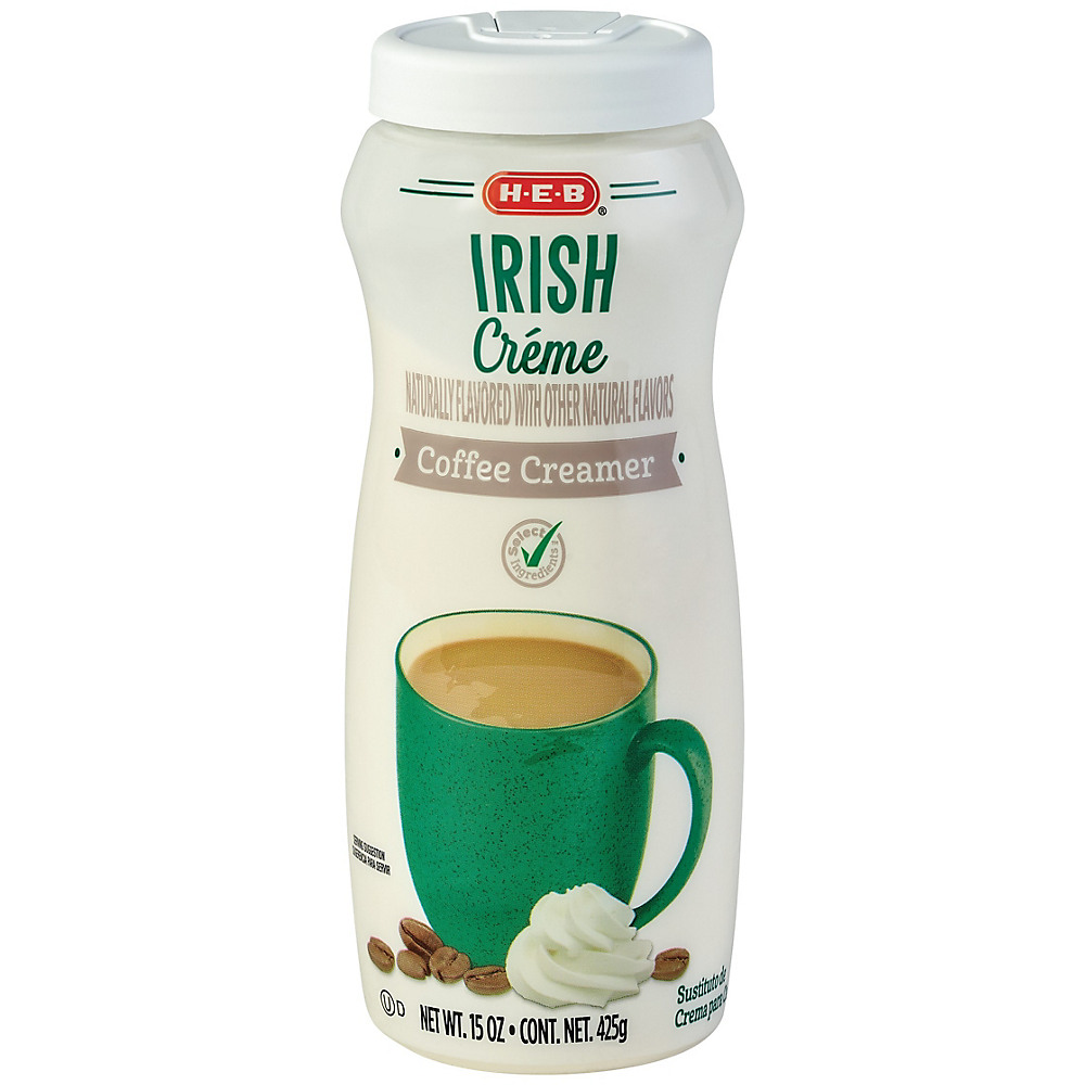 Calories in H-E-B Select Ingredients Irish Creme Powdered Coffee Creamer, 15 oz