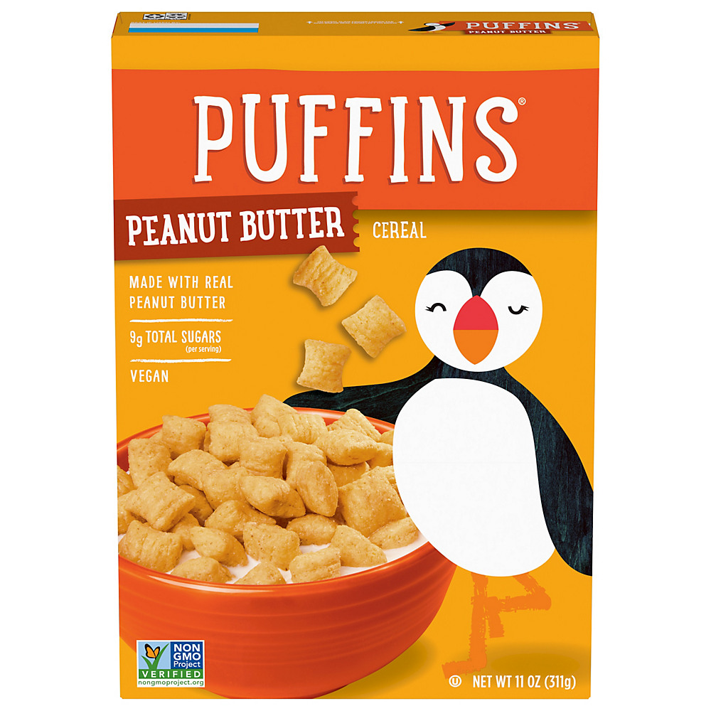 Calories in Barbara's Peanut Butter Puffins Cereal, 11 oz