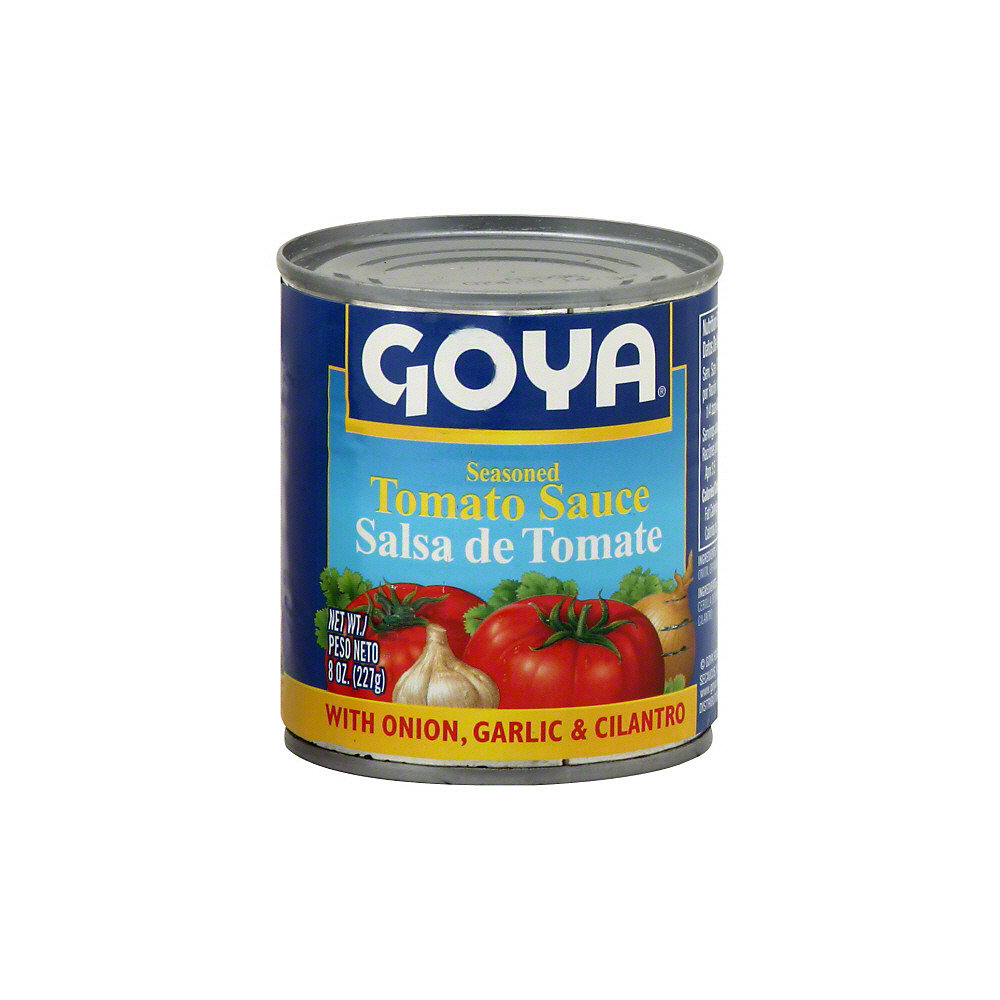 Calories in Goya Seasoned Tomato Sauce With Onion, Garlic & Cilantro, 8 oz