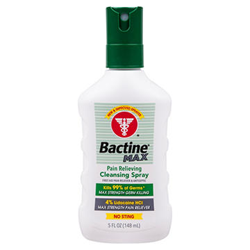 Bactine Pain Relieving Cleansing Spray, 5 oz