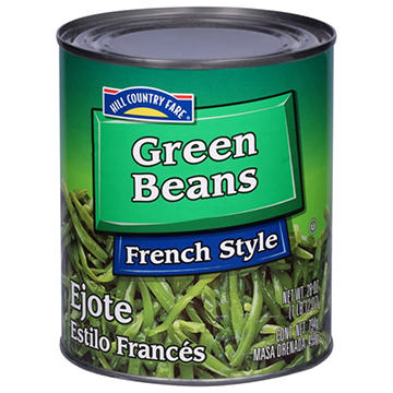 Hill Country Fare French Style Green Beans, 28 oz
