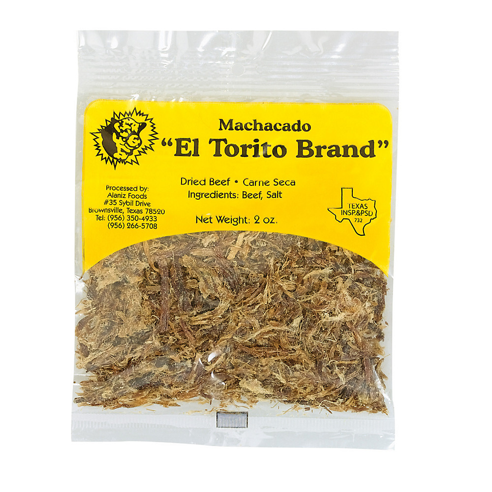 Calories in El Torito Machacado, Dried Beef, 2 oz