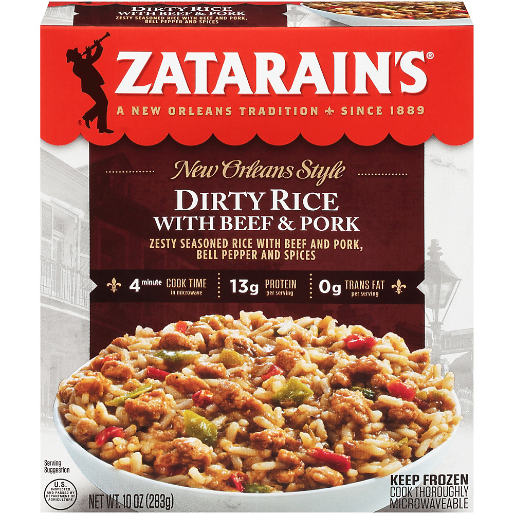 Calories in Zatarain's New Orleans Style Dirty Rice with Beef & Pork, 10 oz