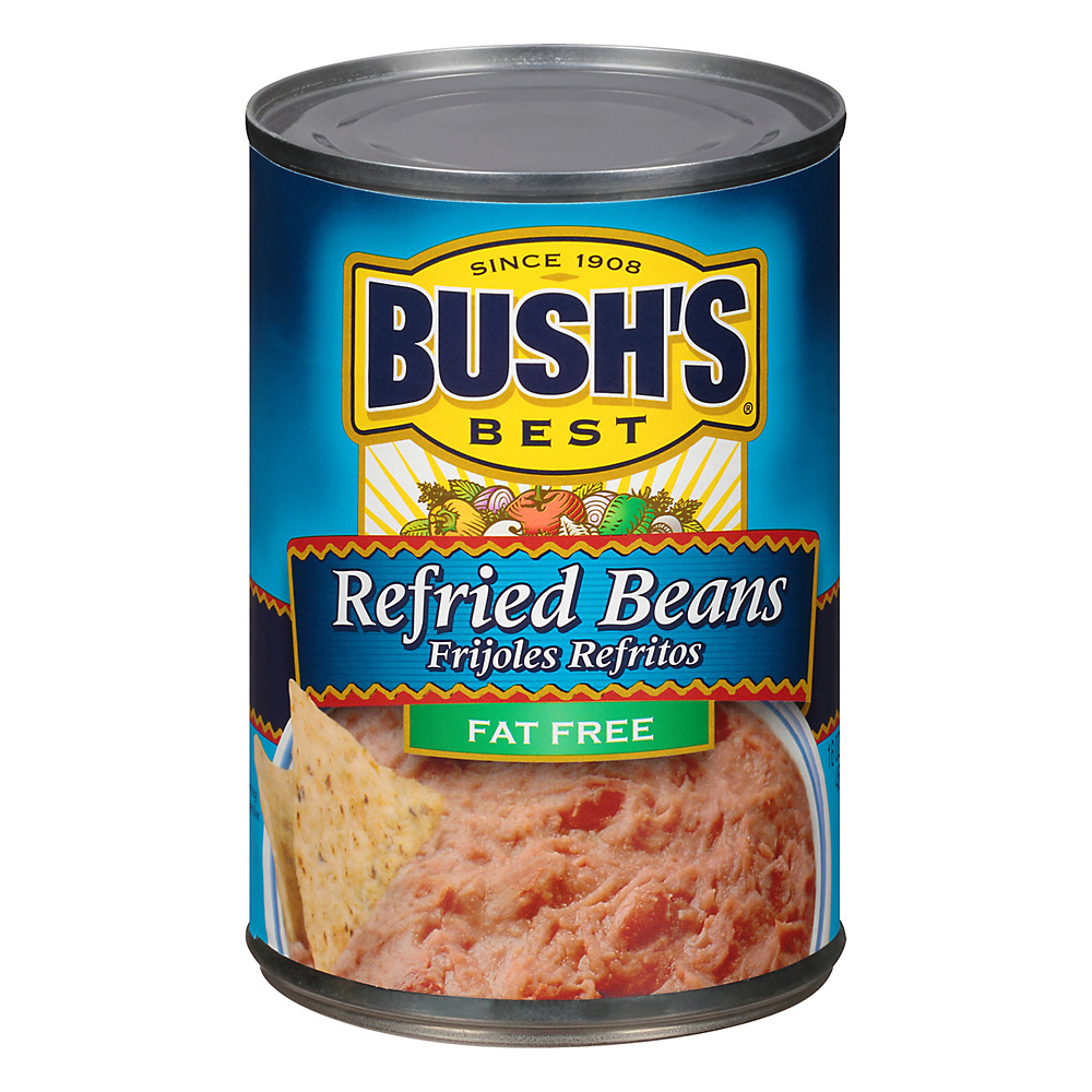 Calories in Bush's Best Fat Free Refried Beans, 16 oz
