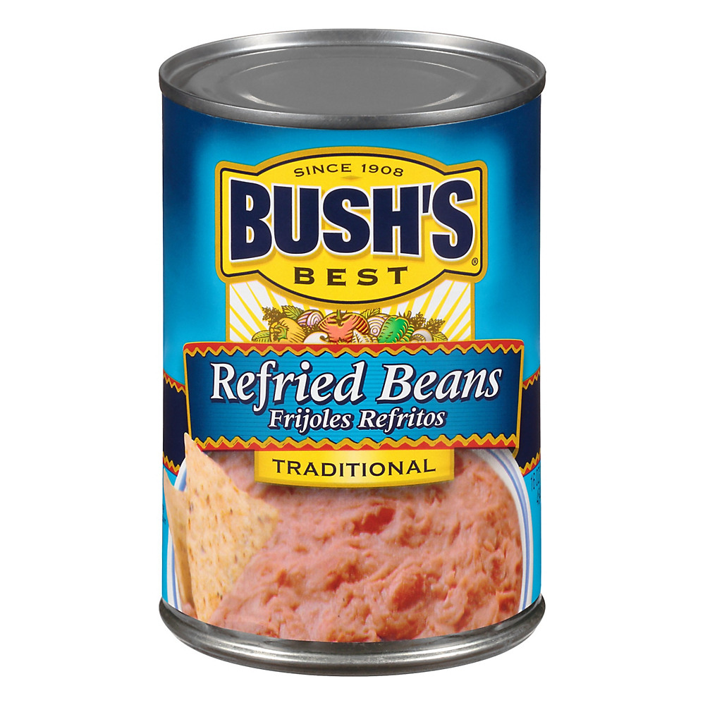 Calories in Bush's Best Traditional Refried Beans, 16 oz