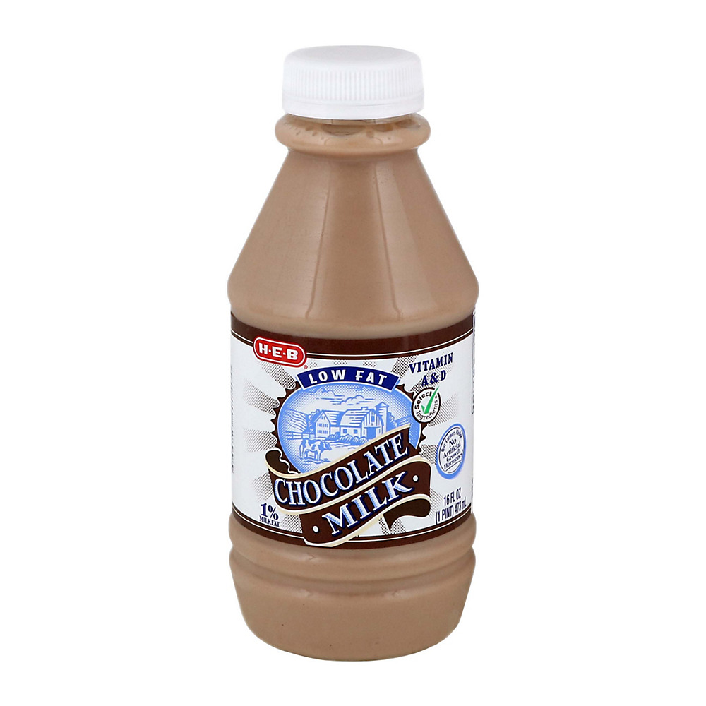 Calories in H-E-B Select Ingredients 1% Low Fat Chocolate Milk, 1 pt