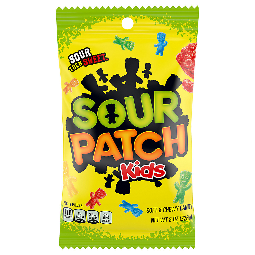 Calories in Sour Patch Soft & Chewy Candy, 8 oz