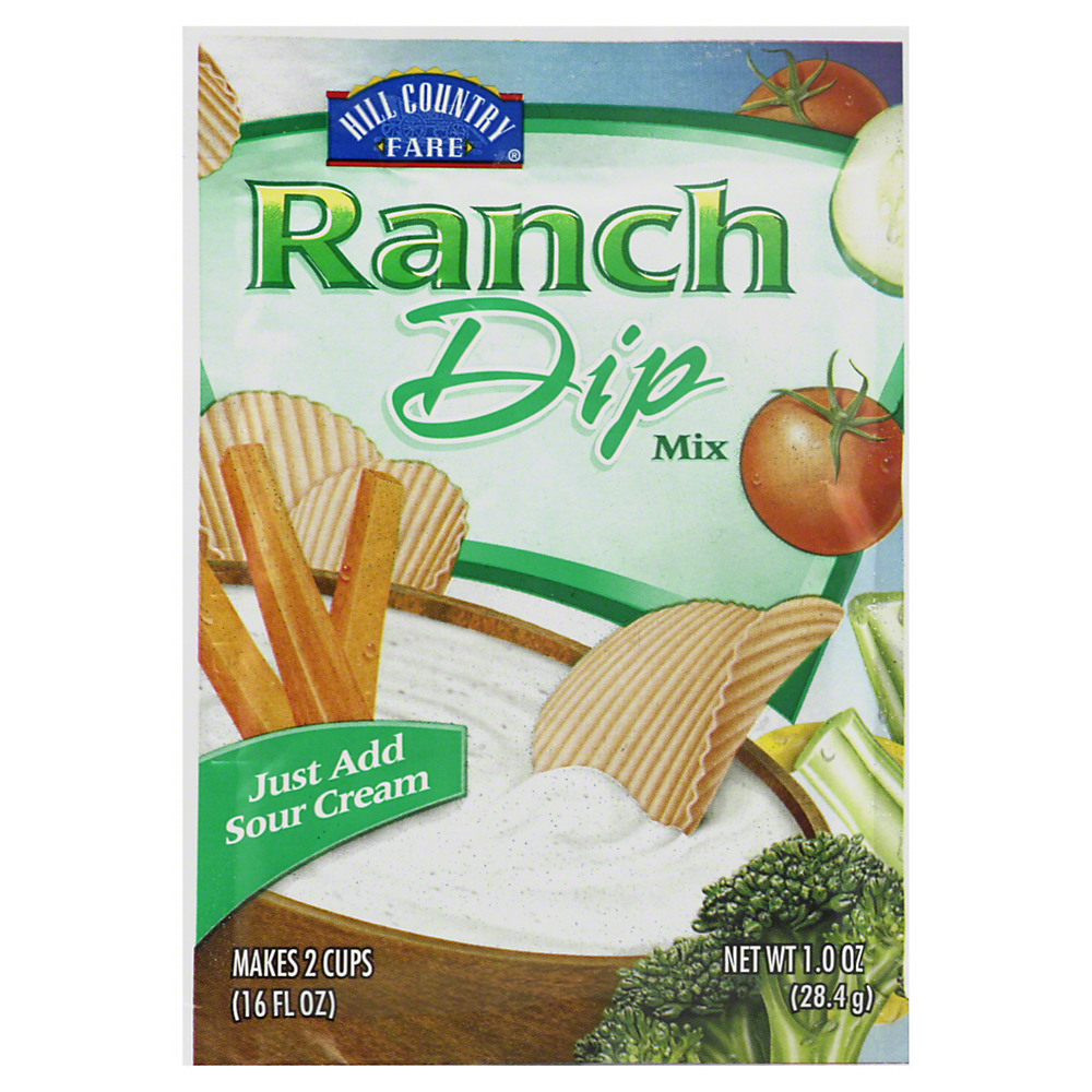Calories in Hill Country Fare Ranch Dip Mix, 1 oz