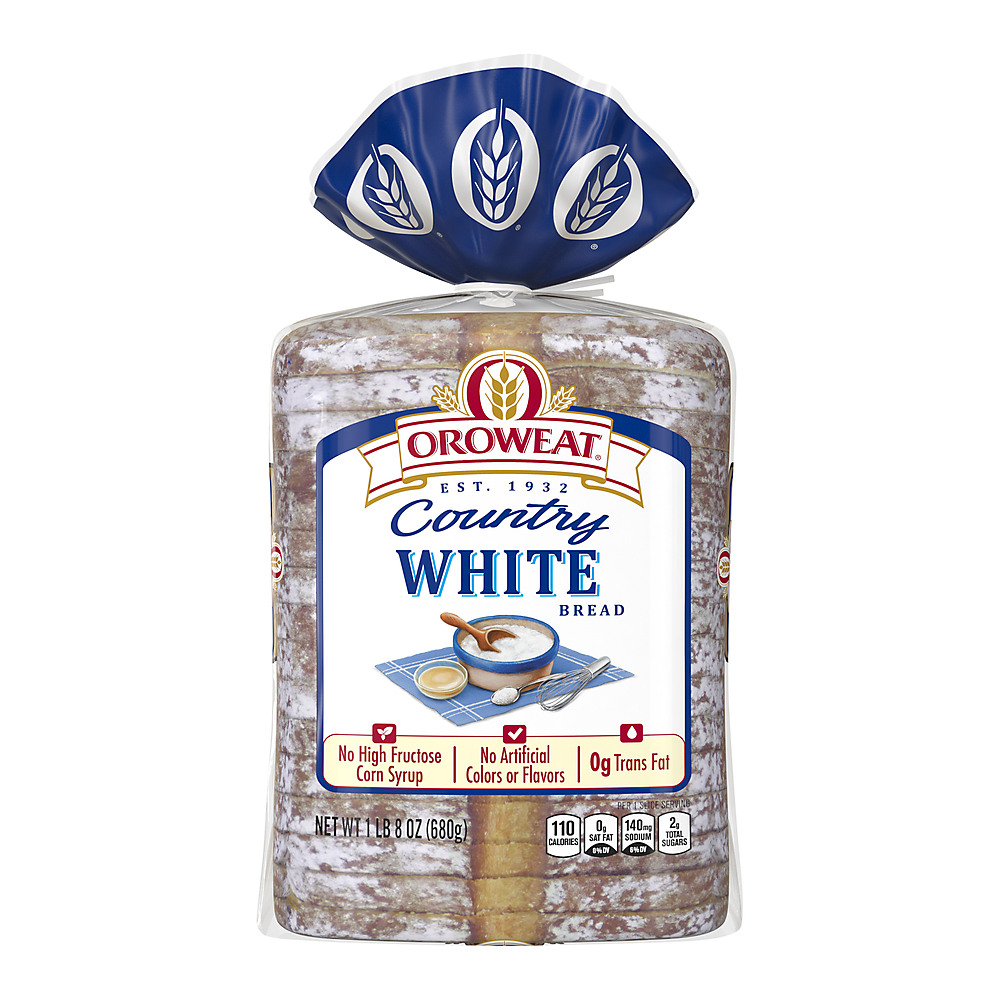 Calories in Oroweat Country White Bread, 24 oz