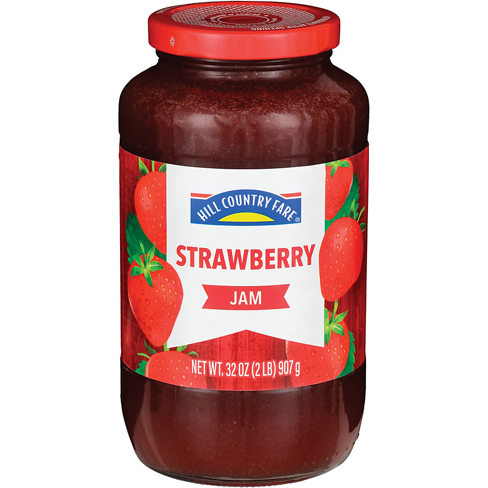 Calories in Hill Country Fare Strawberry Jam, 32 oz