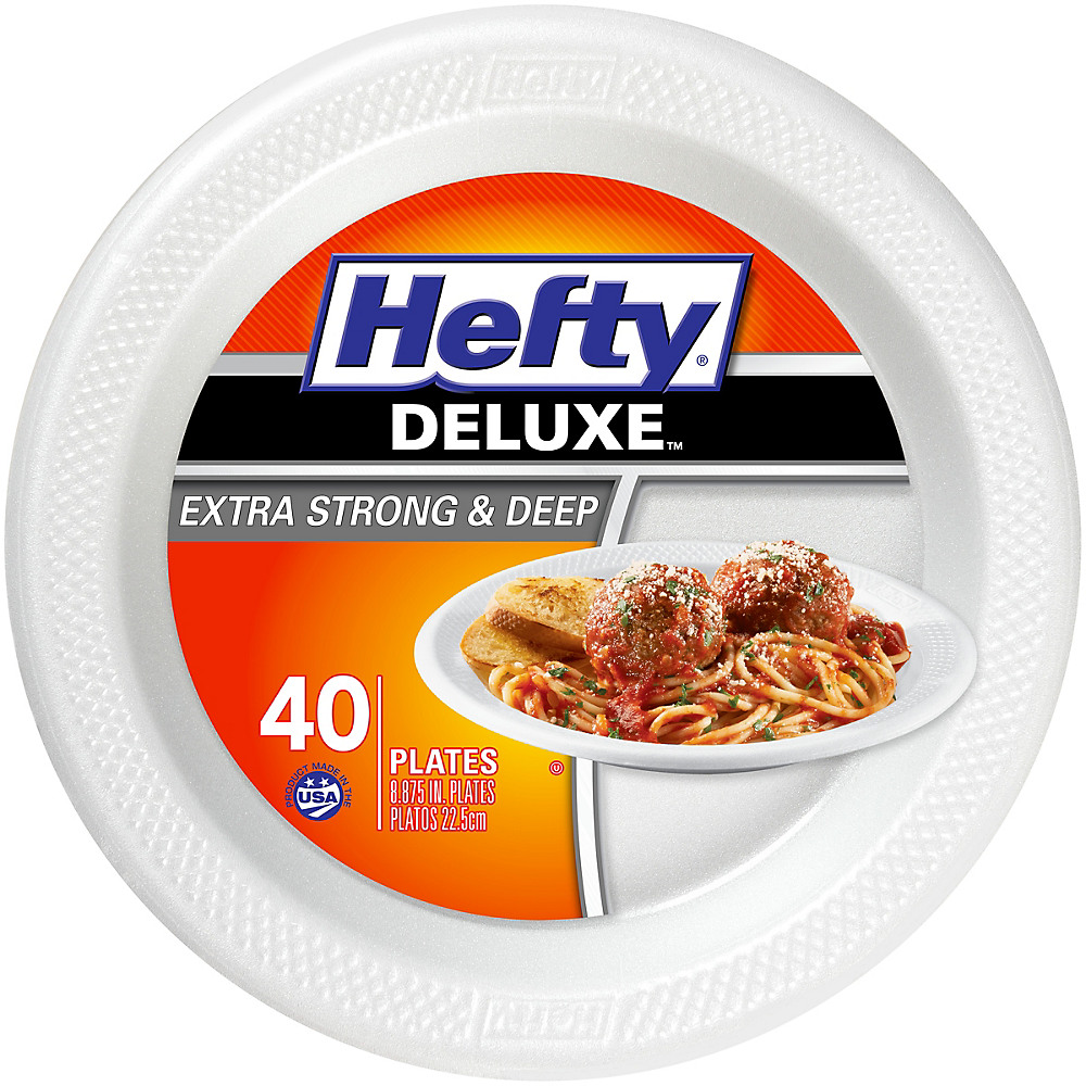 Heavy Duty 8.5 in Lunch Paper Plates - Shop Plates & Bowls at H-E-B