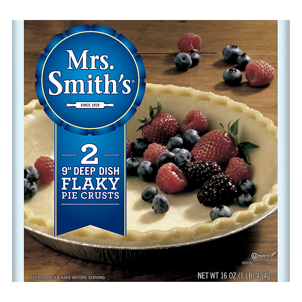 Calories in Mrs. Smith's 9 in Flaky Homestyle Deep Dish Pie Shells, 2 ct