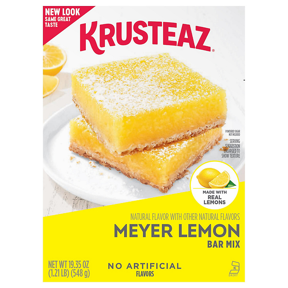 Calories in Krusteaz Meyer Lemon Bar Mix, 19.35 oz