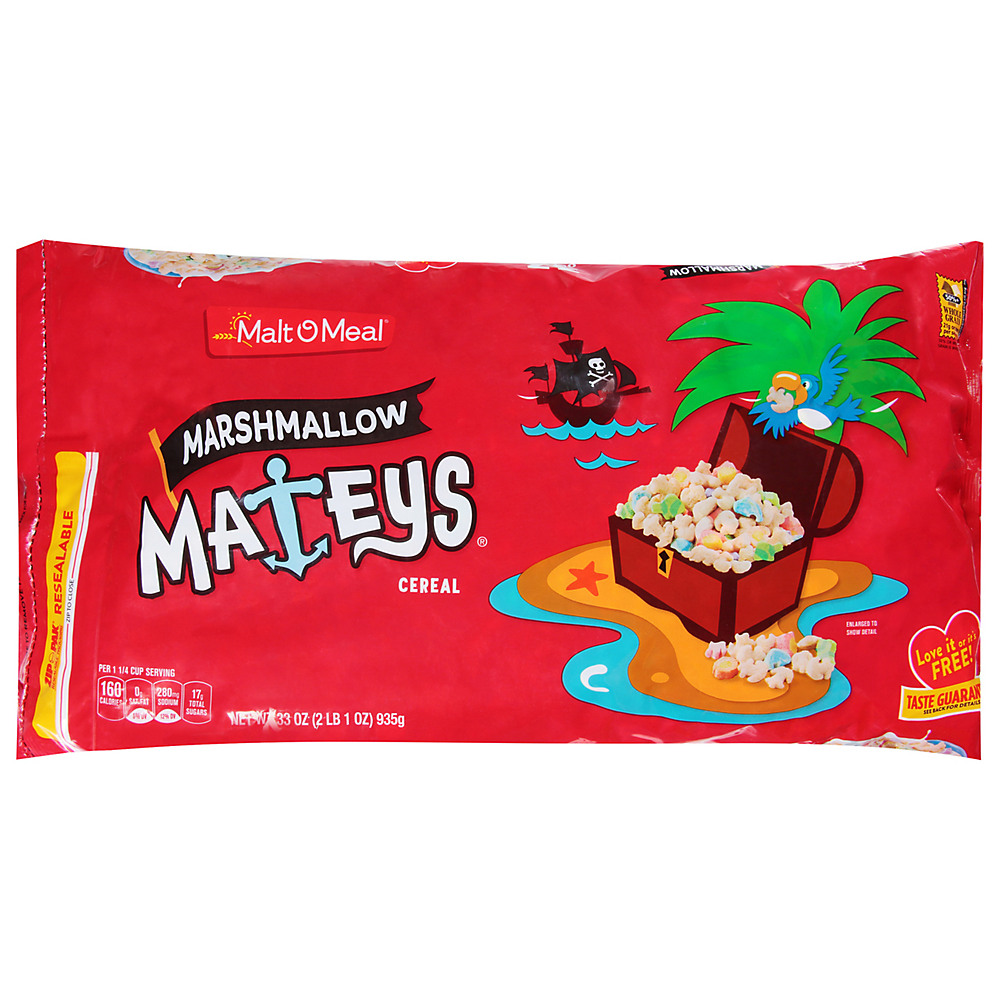 Calories in Malt-O-Meal Marshmallow Mateys Cereal Super Size!, 38 oz