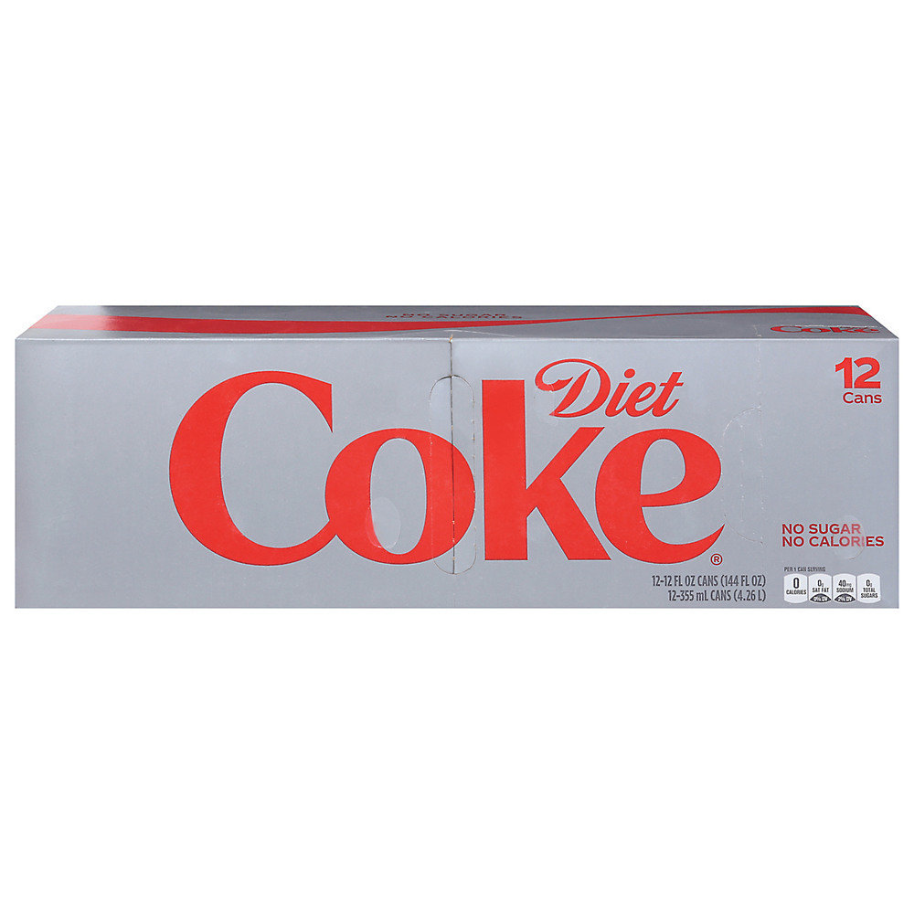 Calories in Coca-Cola Diet Coke 12 oz Cans, 12 pk