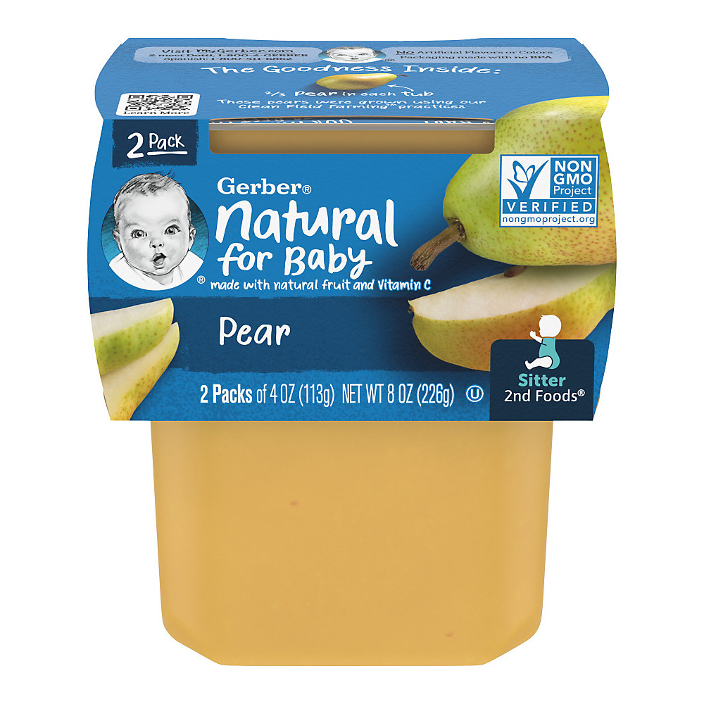 Calories in Gerber 2nd Foods Pears  2 pk, 4 oz