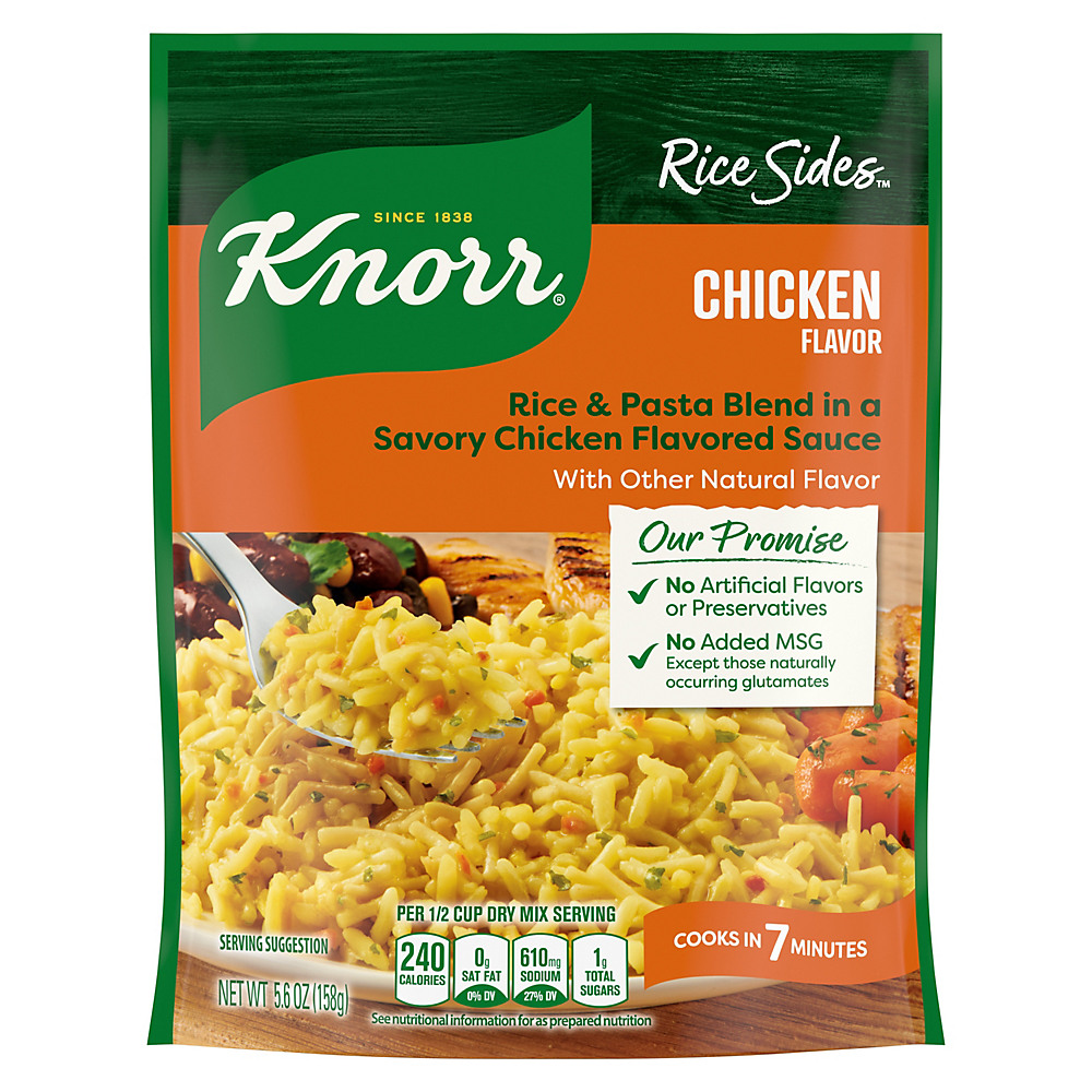 Calories in Knorr Rice Sides Chicken Flavor, 5.6 oz