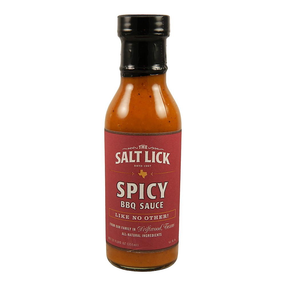 Calories in The Salt Lick Lauren's Spicy Recipe Bar-B-Que Sauce, 12 oz