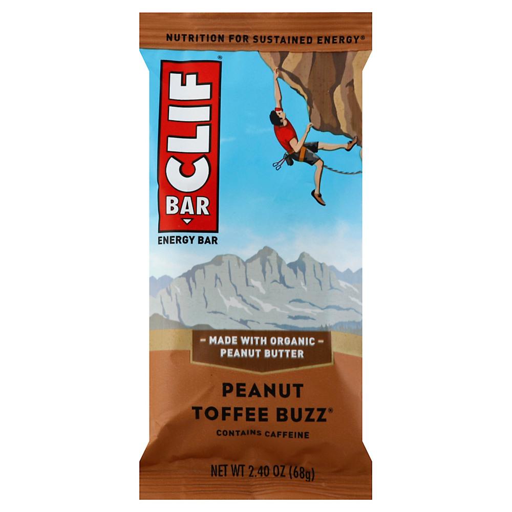 Calories in Clif Peanut Toffee Buzz Energy Bar, 2.4 oz
