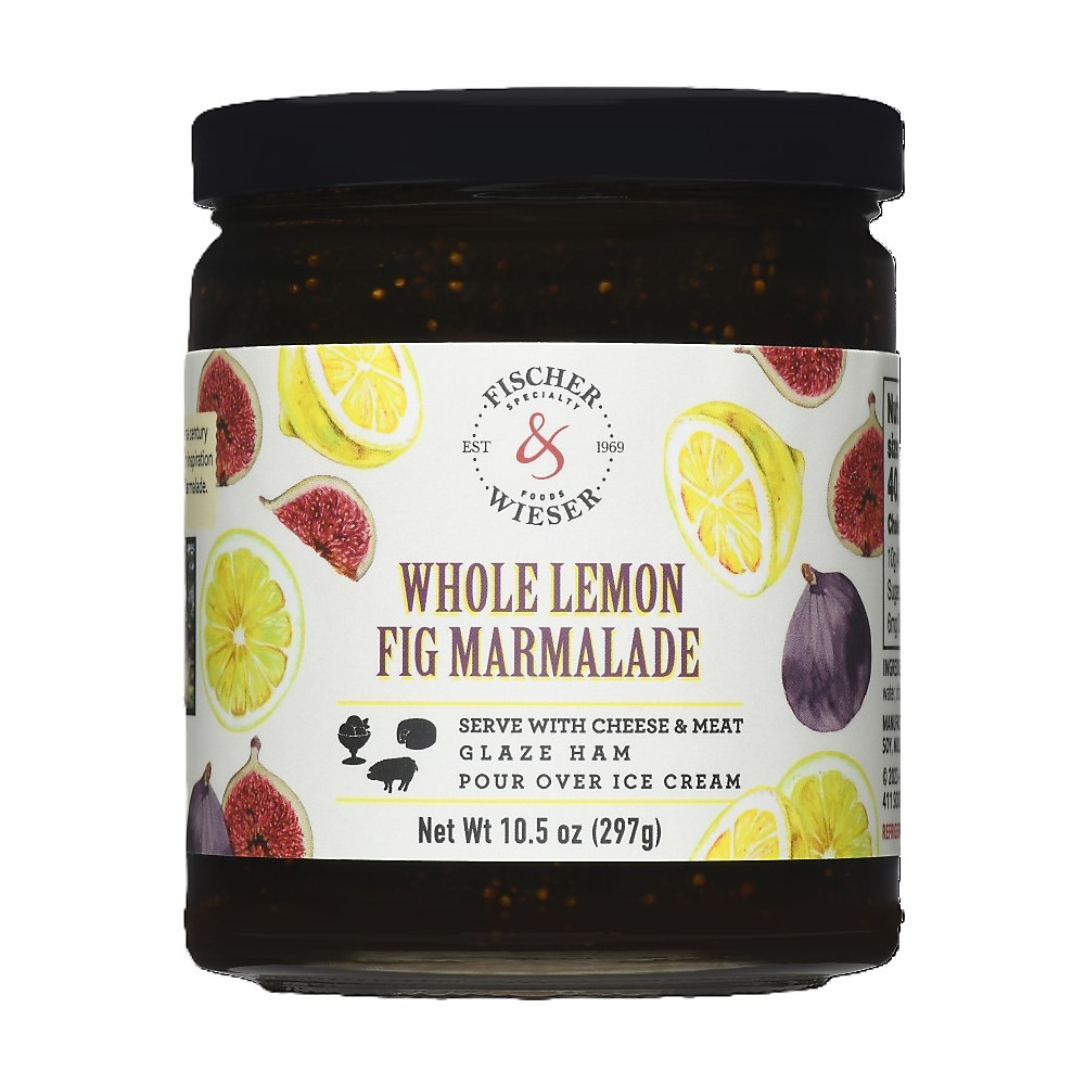 Calories in Fischer & Wieser Whole Lemon Fig Marmalade, 10.9 oz