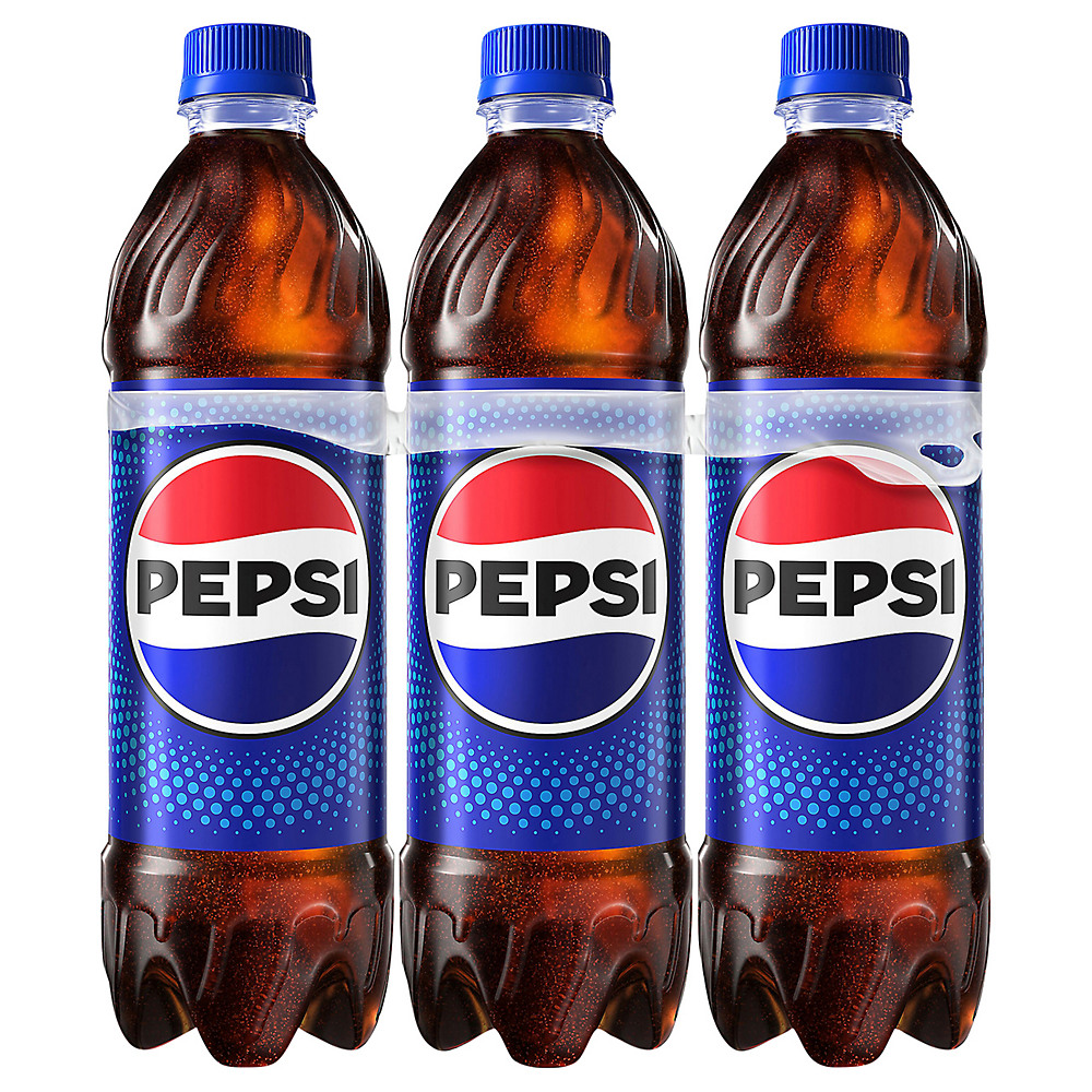 Calories in Pepsi Cola 16.9 oz Bottles, 6 pk