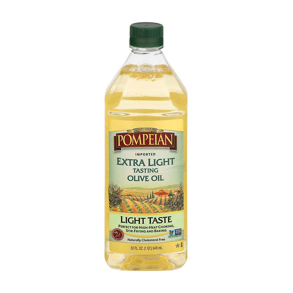 Calories in Pompeian Extra Light Tasting Olive Oil, 32 oz