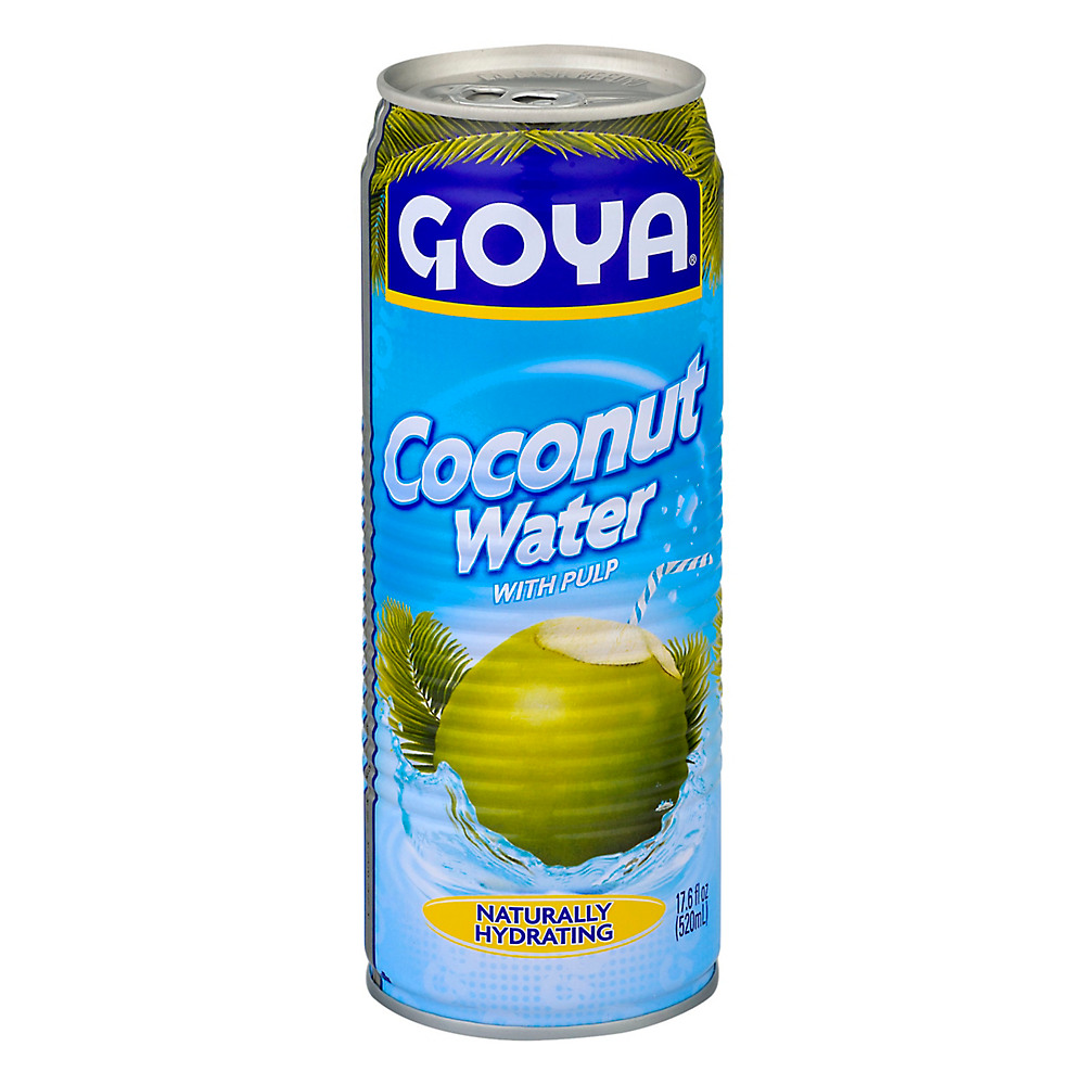 Calories in Goya Coconut Water With Pulp, 17.6 oz