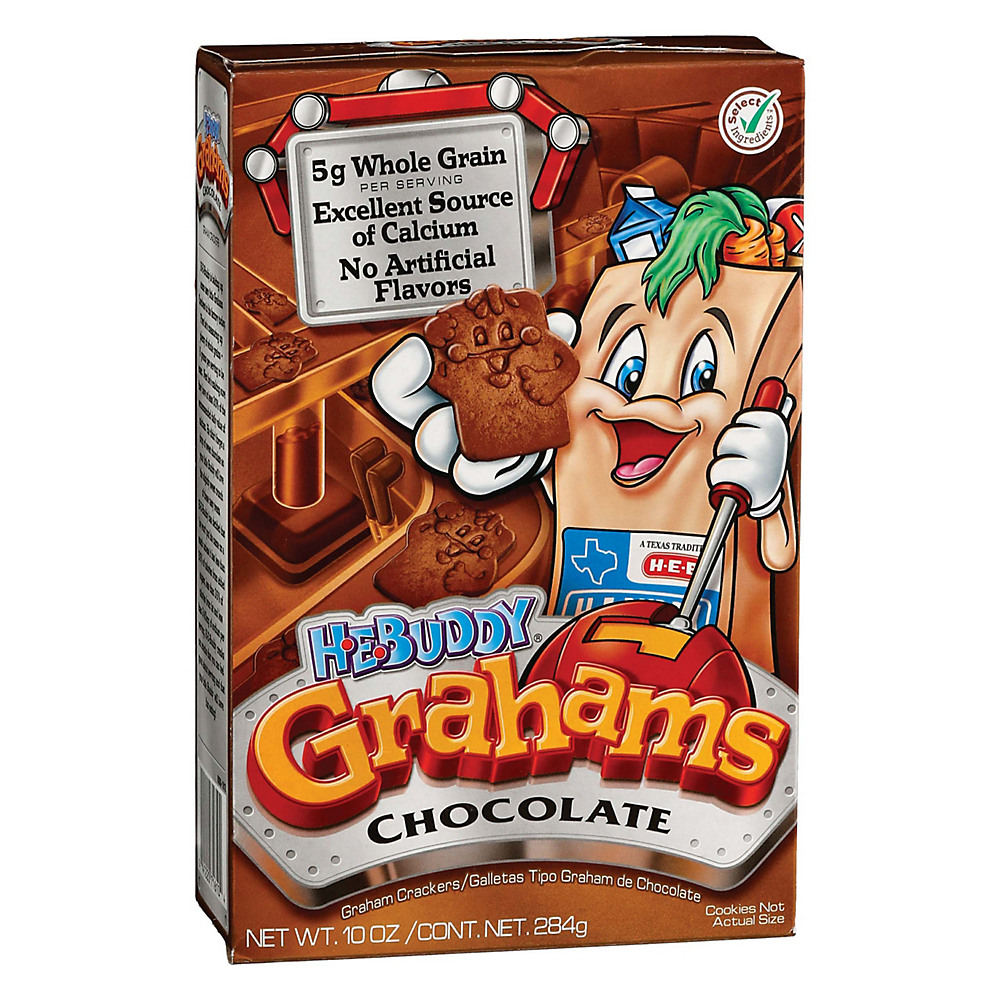 Calories in H-E-Buddy Chocolate Graham Crackers, 10 oz