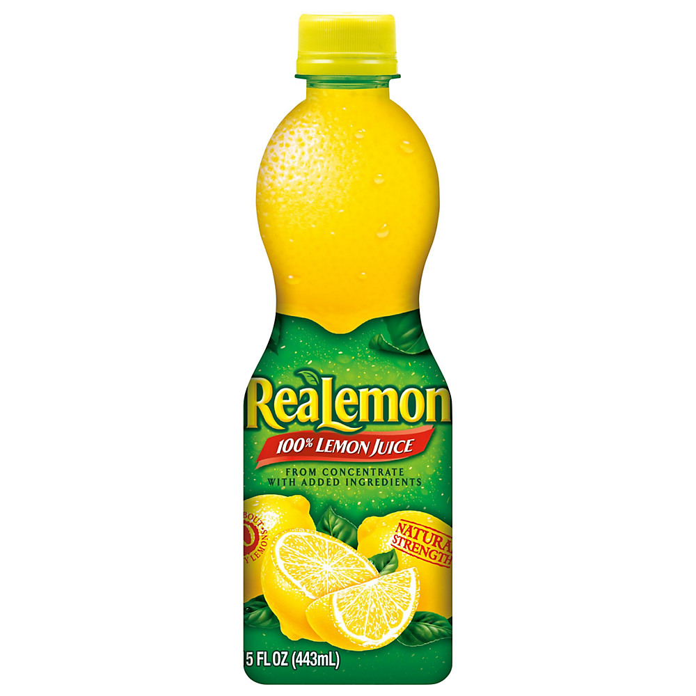 Calories in ReaLemon 100% Lemon Juice, 15 oz