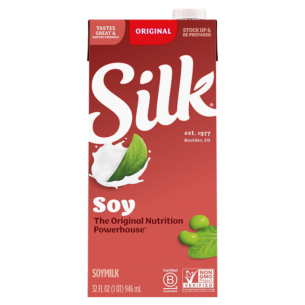 Calories in Silk Shelf-Stable Original Soymilk, 32 oz