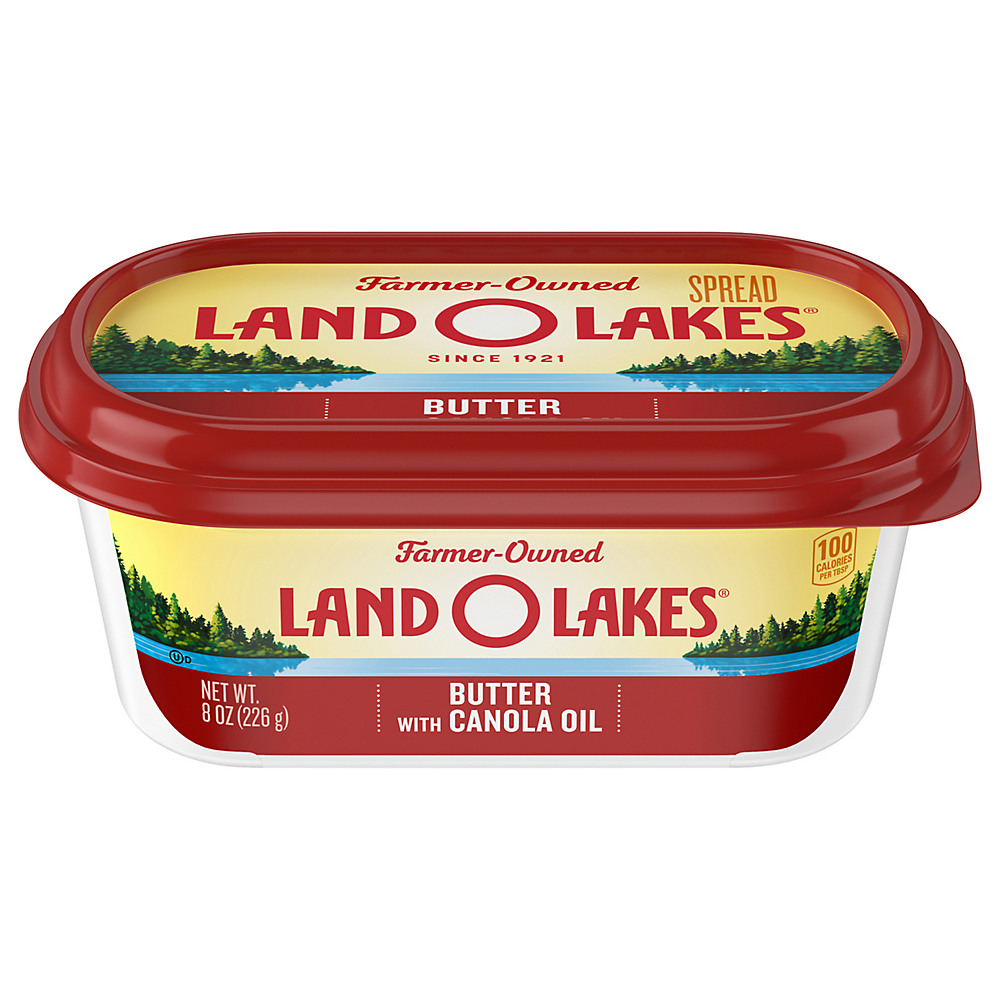Calories in Land O Lakes Butter Spread with Canola Oil, 8 oz
