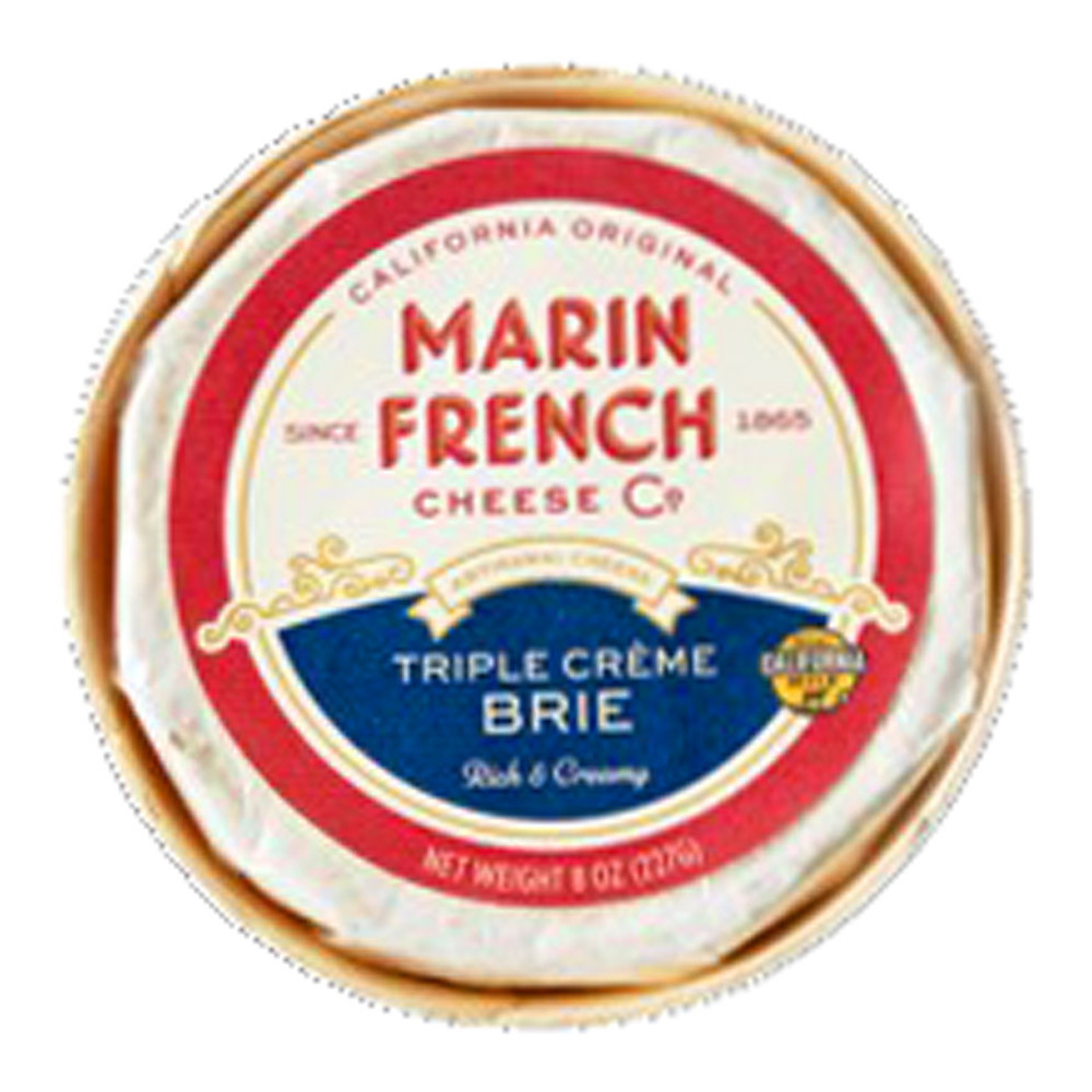 Calories in Marin French Cheese Triple Crème Brie, 8 oz