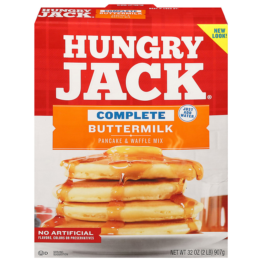 Calories in HUNGRY JACK Complete Buttermilk Pancake & Waffle Mix, 32 OZ