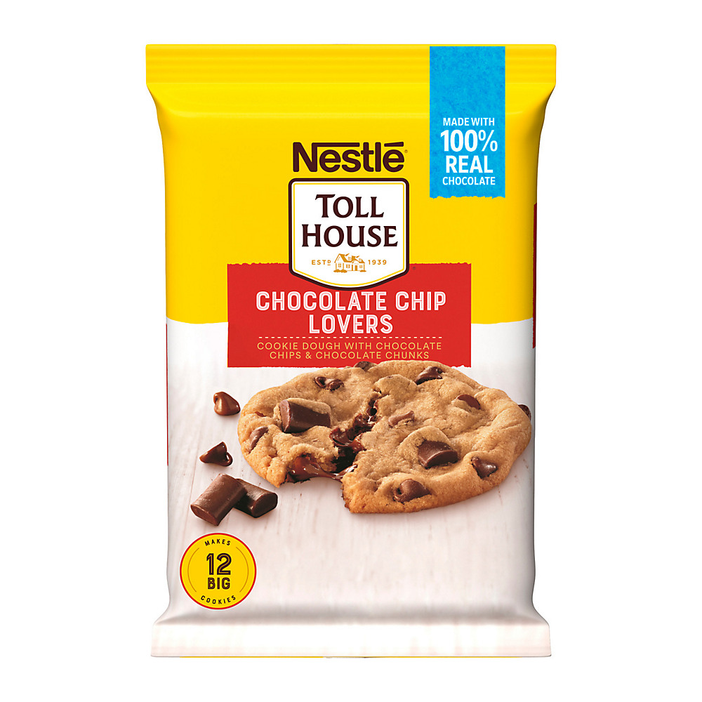 Calories in Nestle Toll House Chocolate Chip Lovers Cookie Dough, 16 oz