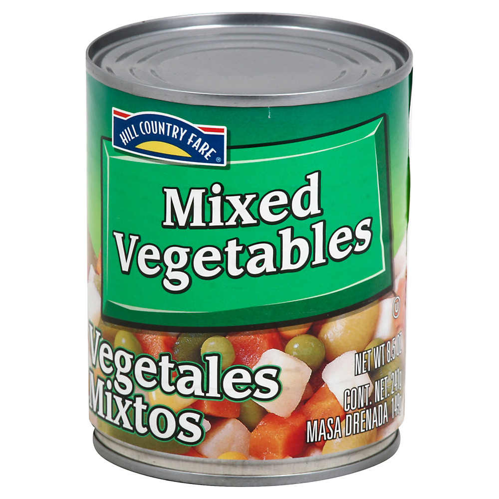 Calories in Hill Country Fare Mixed Vegetables, 8.25 oz